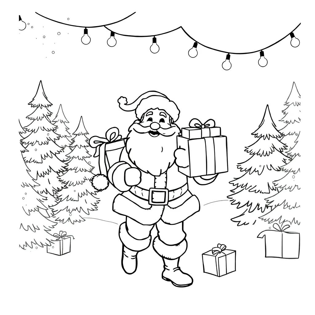 Christmas coloring page
