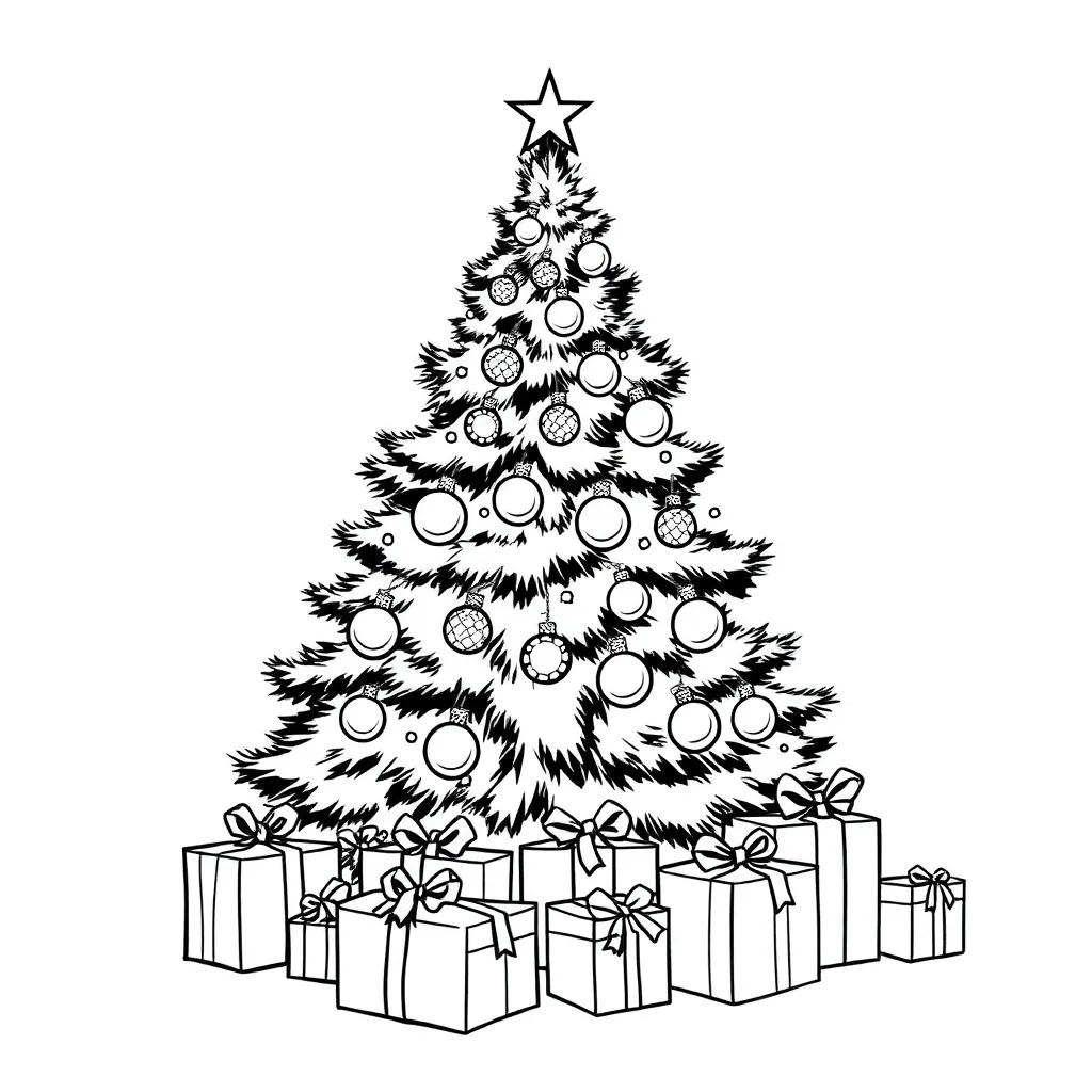 Christmas coloring page
