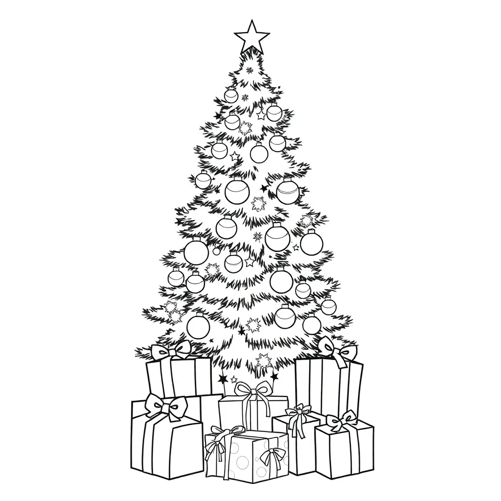 Christmas coloring page