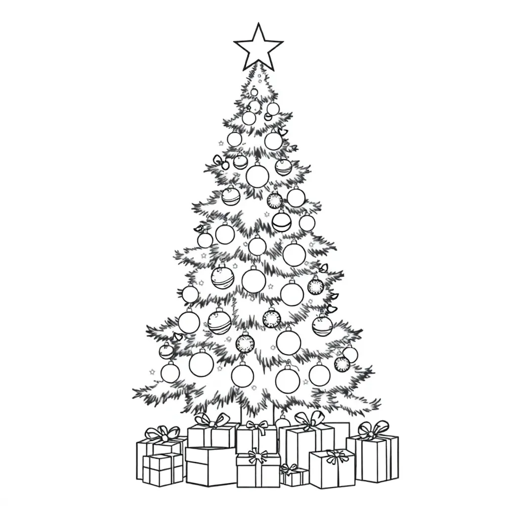 Christmas coloring page