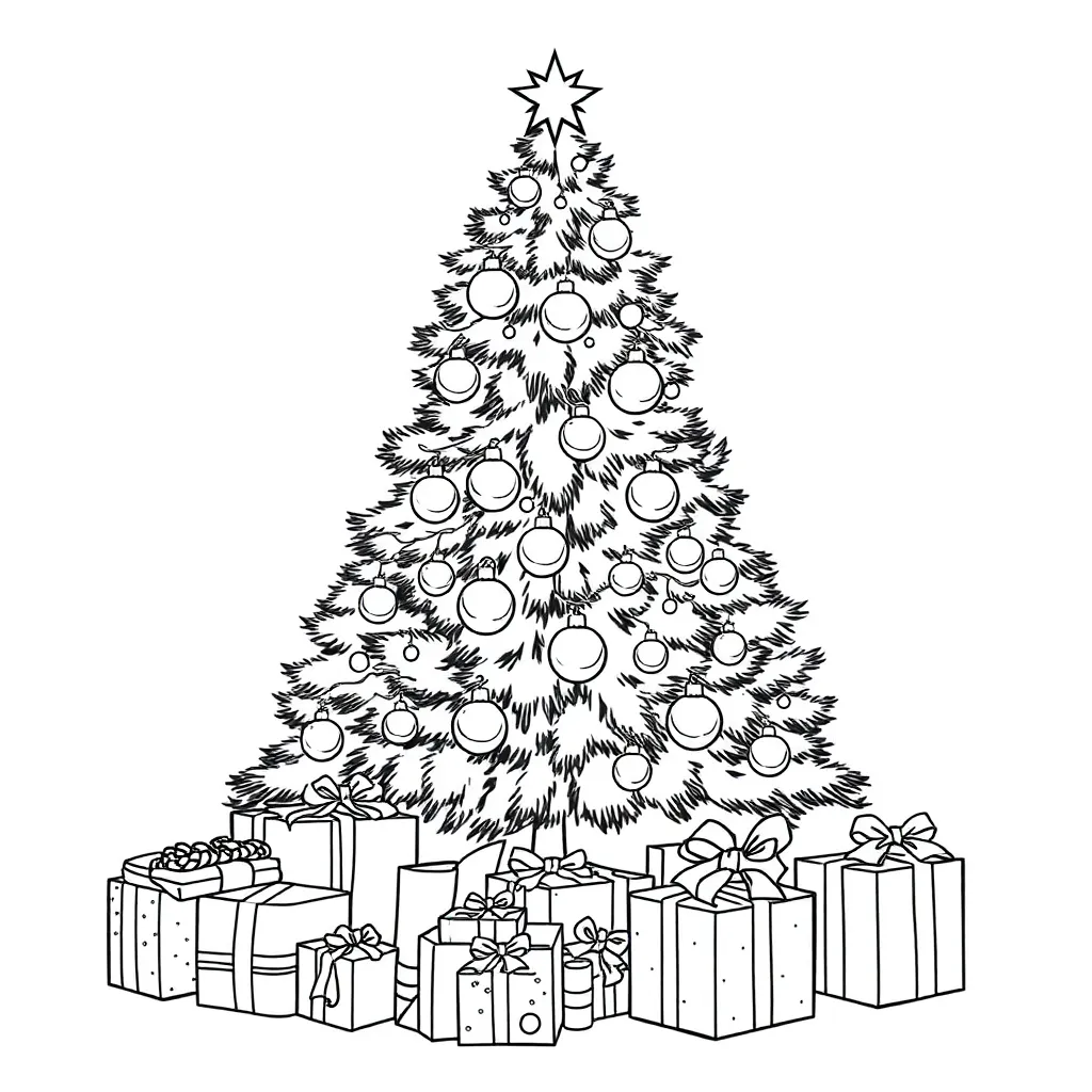 Christmas coloring page