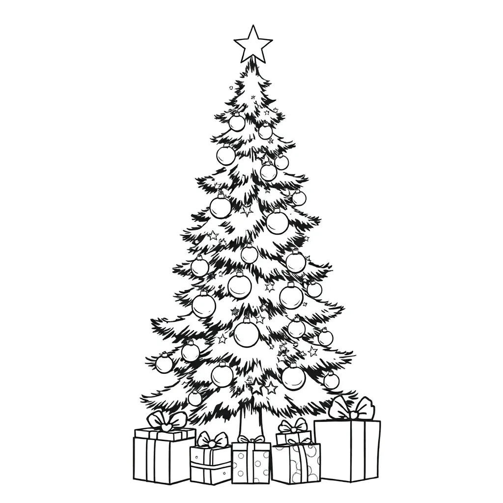 Christmas coloring page