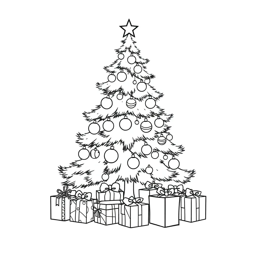 Christmas coloring page