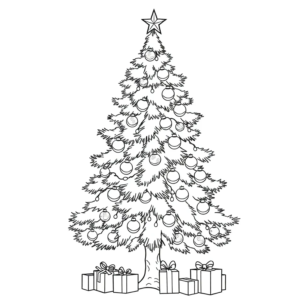 Christmas coloring page