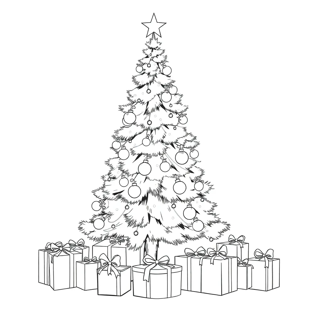 Christmas coloring page