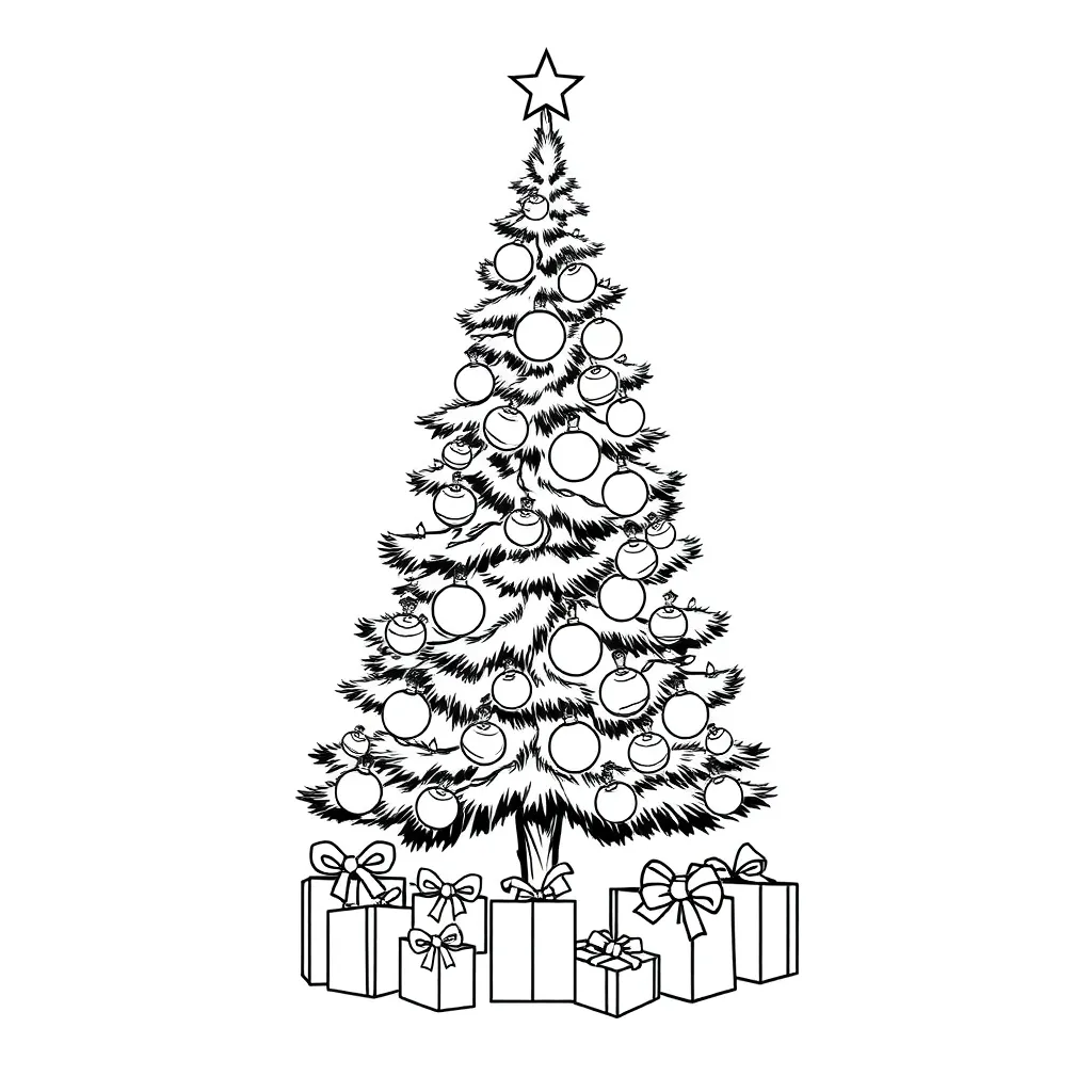 Christmas coloring page