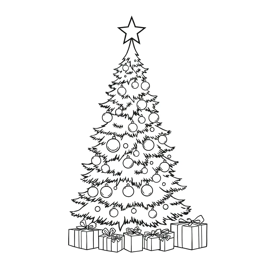 Christmas coloring page