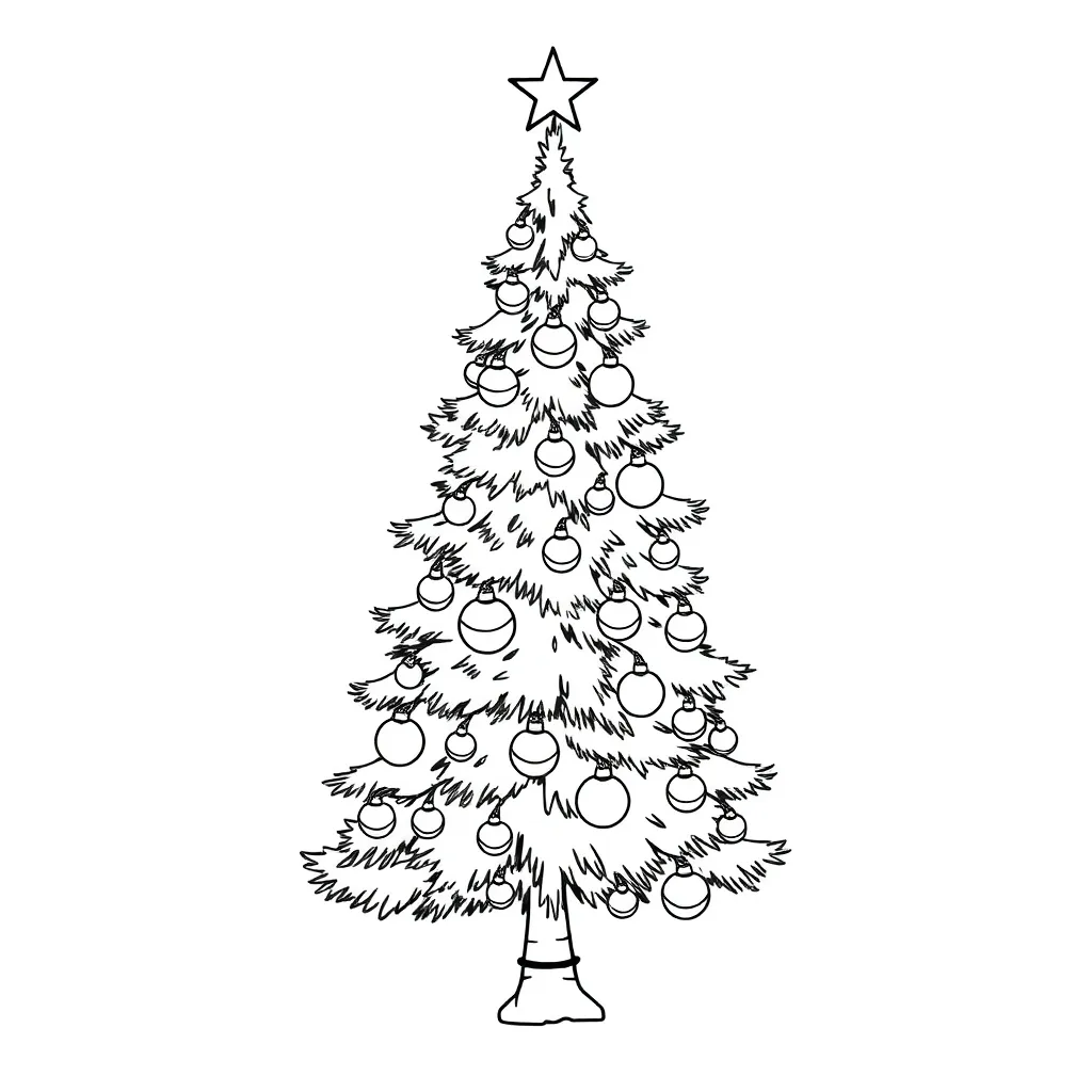 Christmas coloring page