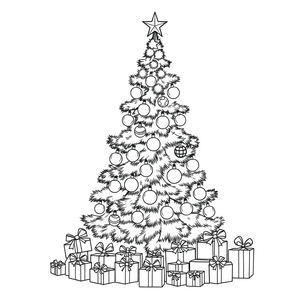Christmas coloring page