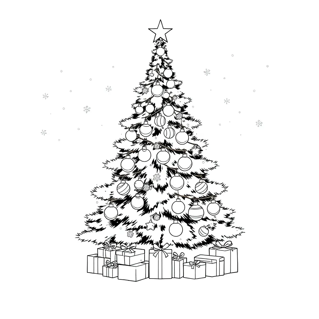 Christmas coloring page
