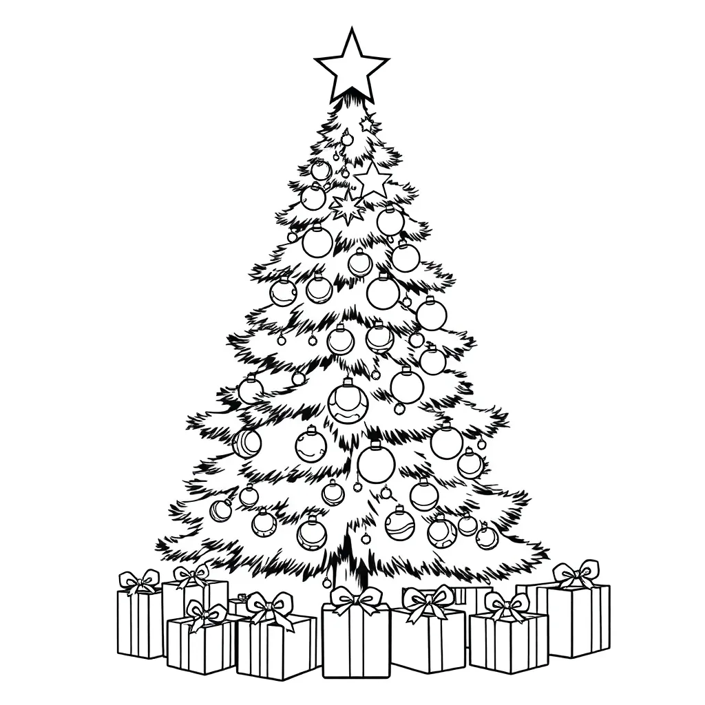 Christmas coloring page