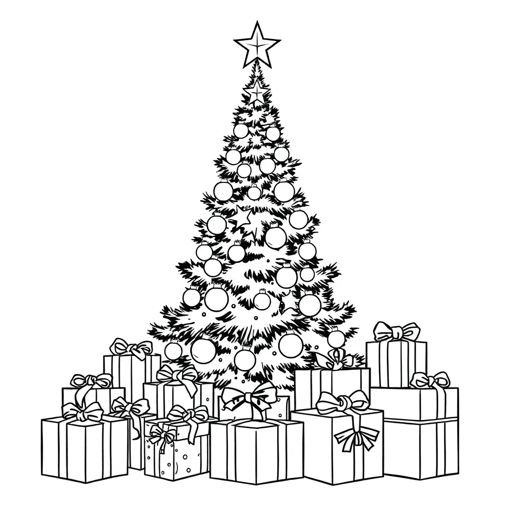 Christmas coloring page