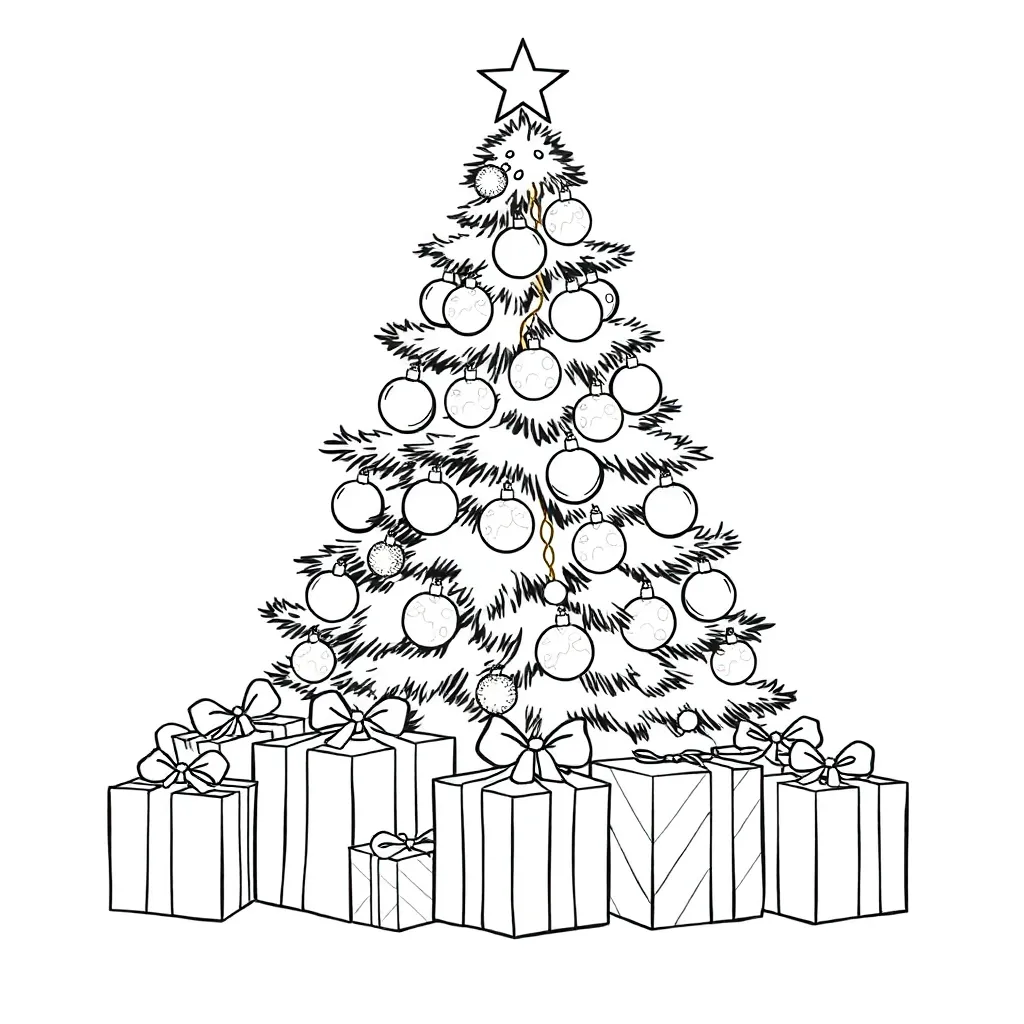 Christmas coloring page