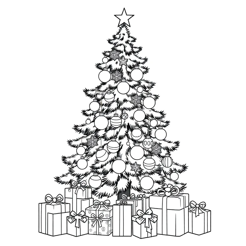 Christmas coloring page