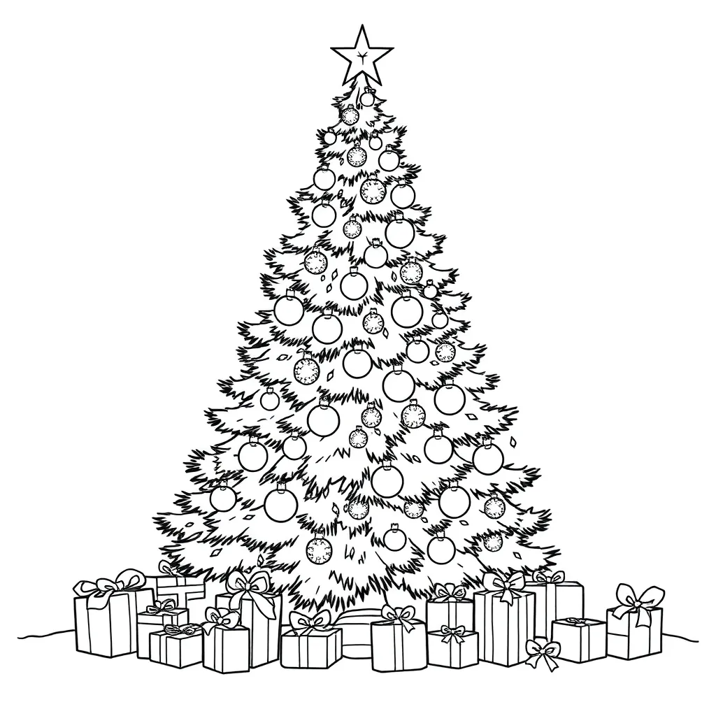 Christmas coloring page