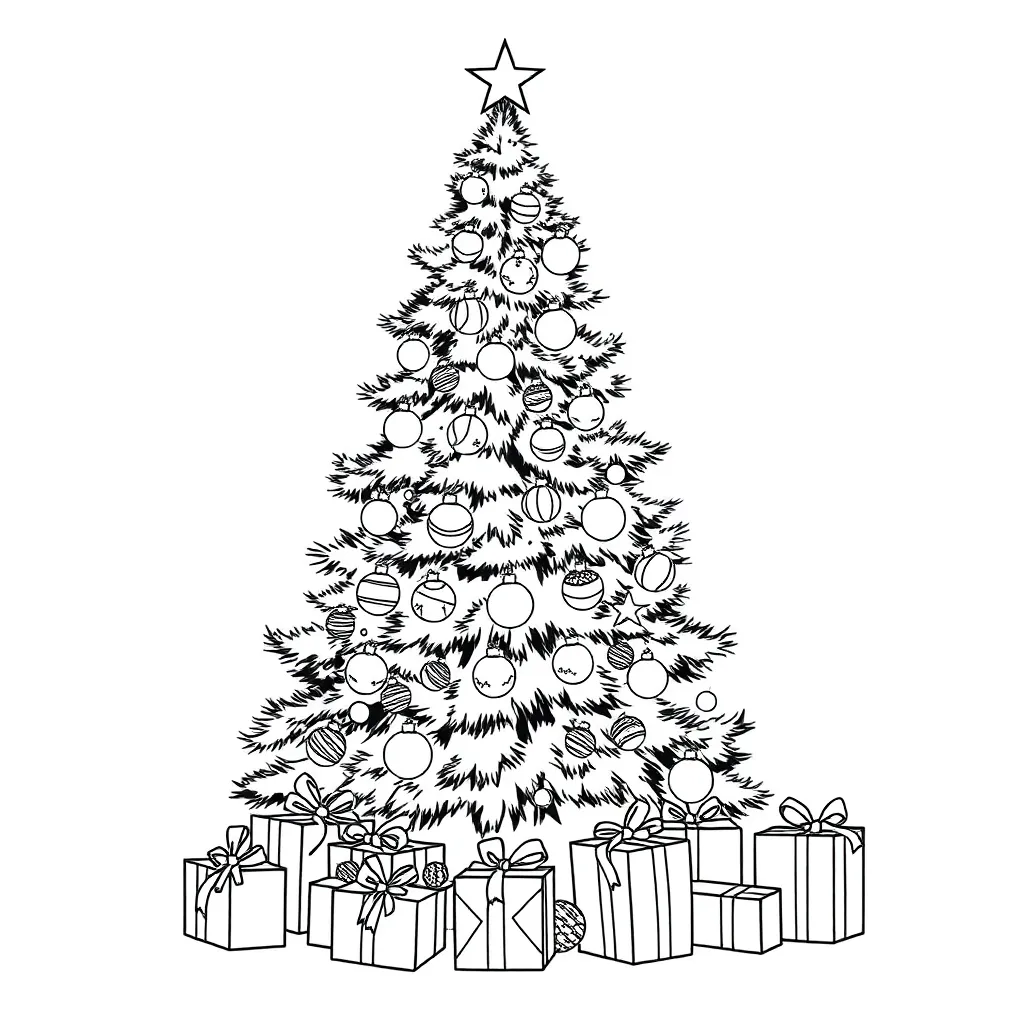 Christmas coloring page