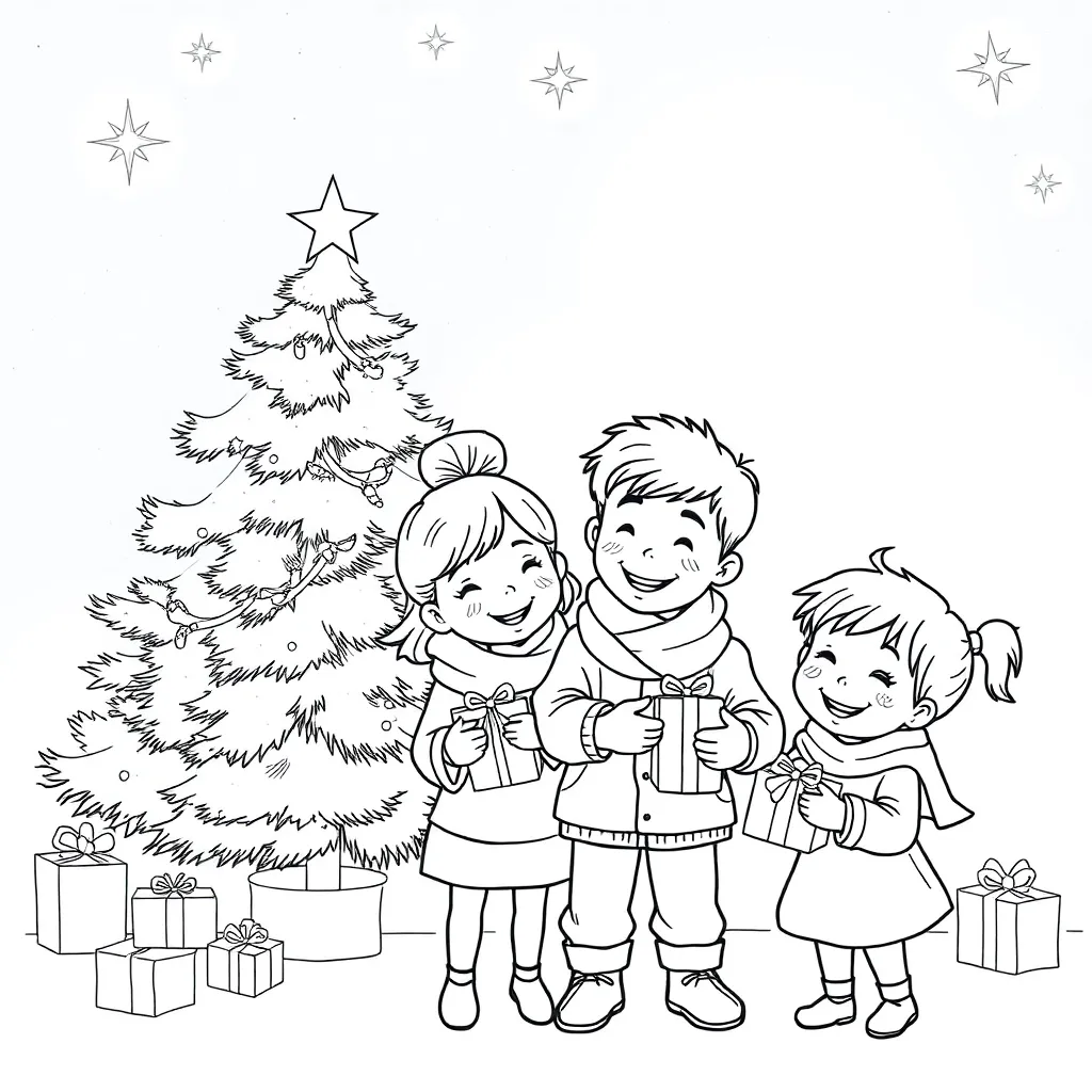 Christmas coloring page