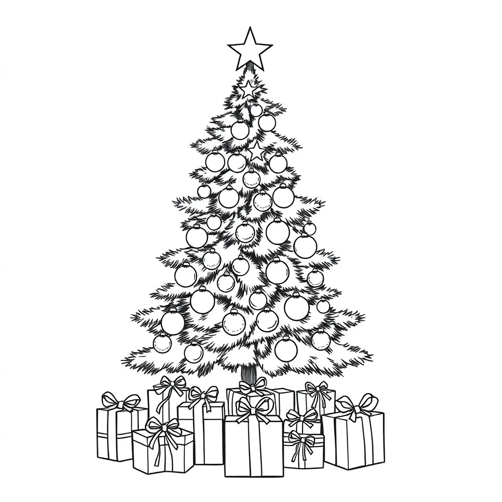 Christmas coloring page