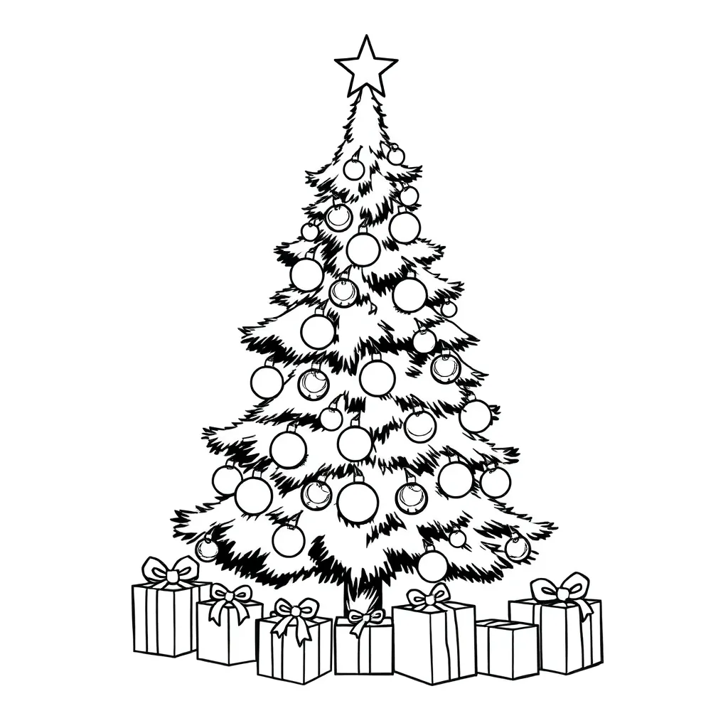 Christmas coloring page