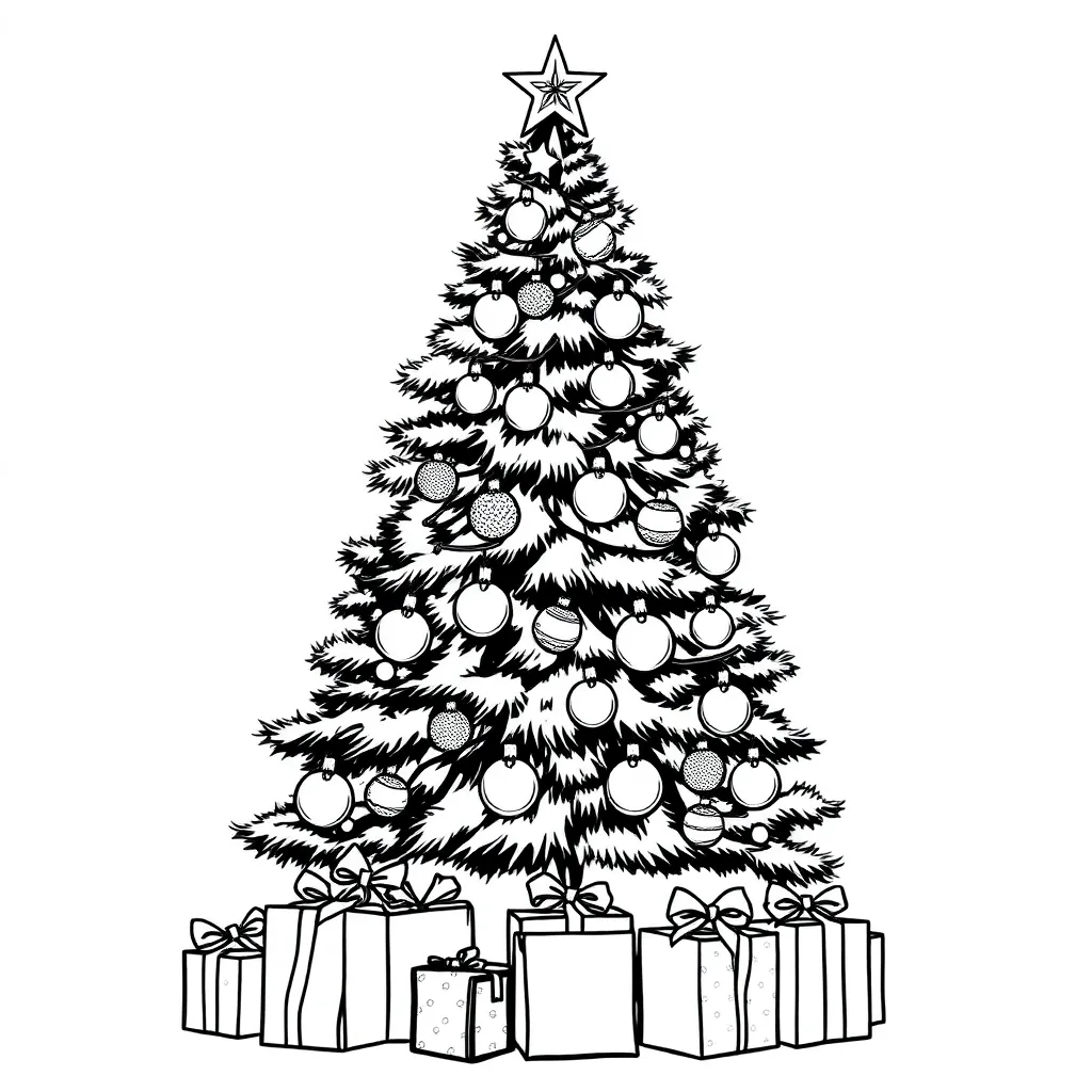 Christmas coloring page
