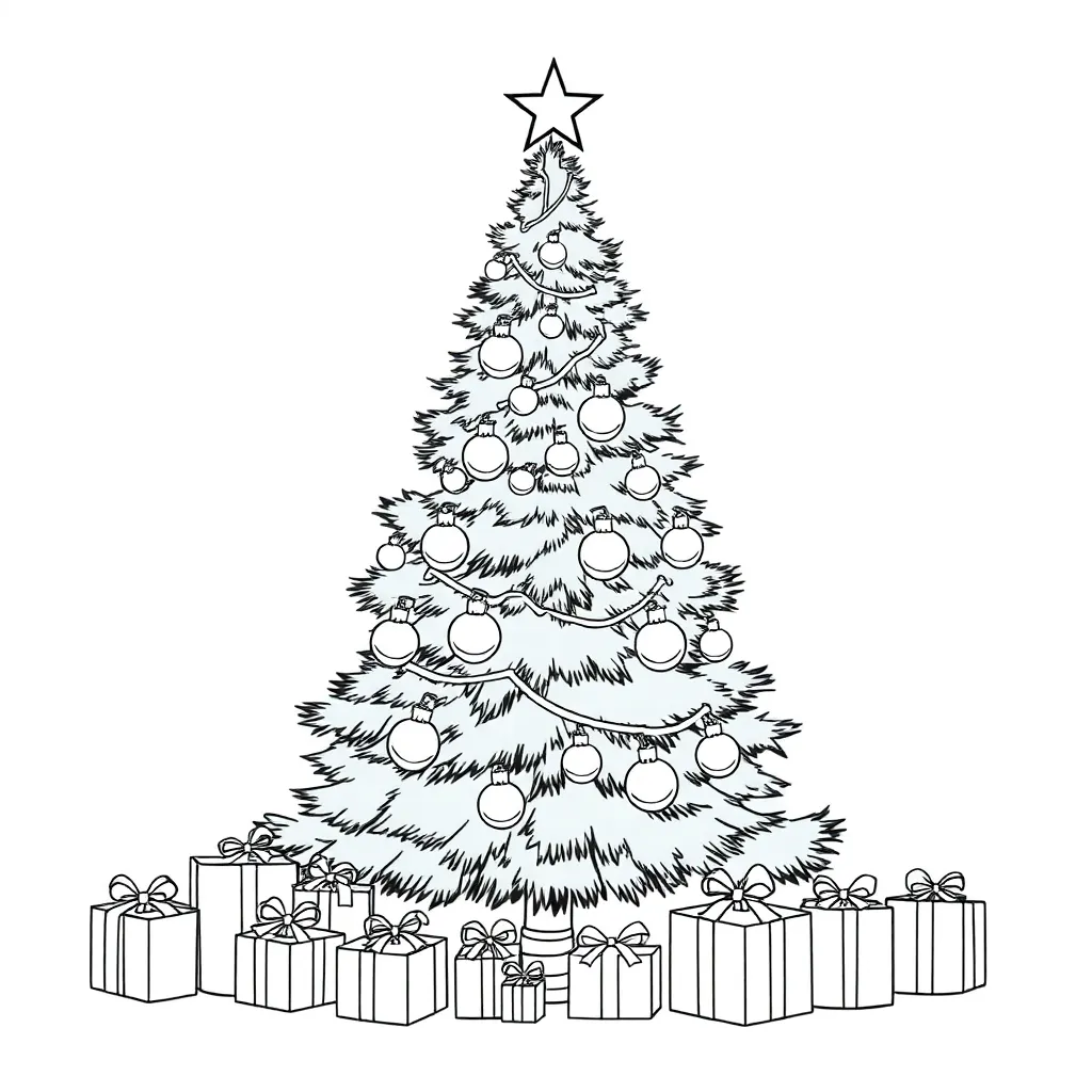 Christmas coloring page