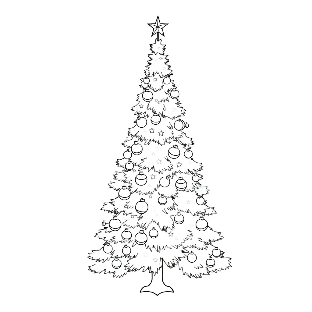 Christmas coloring page