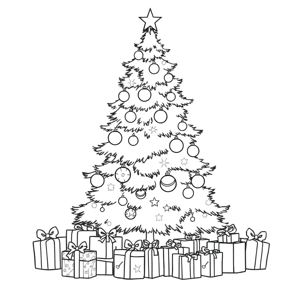 Christmas coloring page