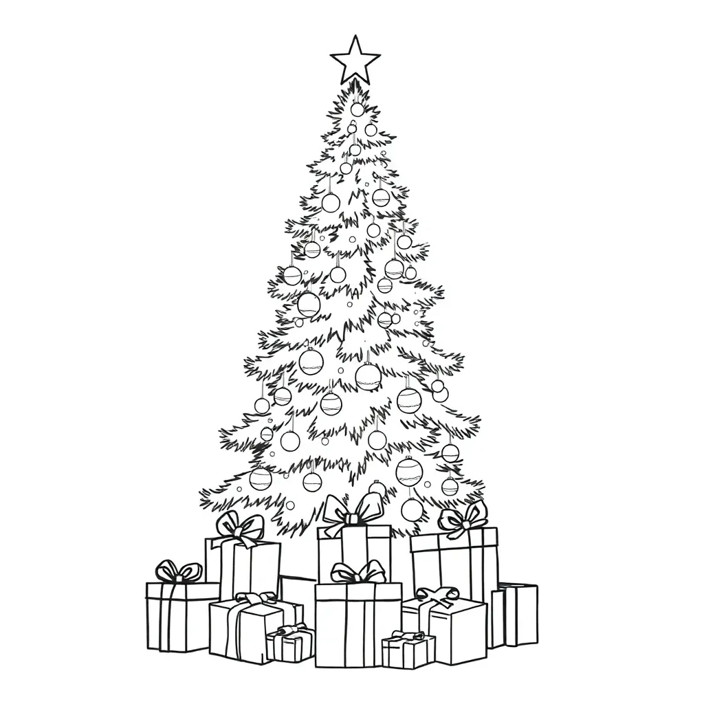Christmas coloring page
