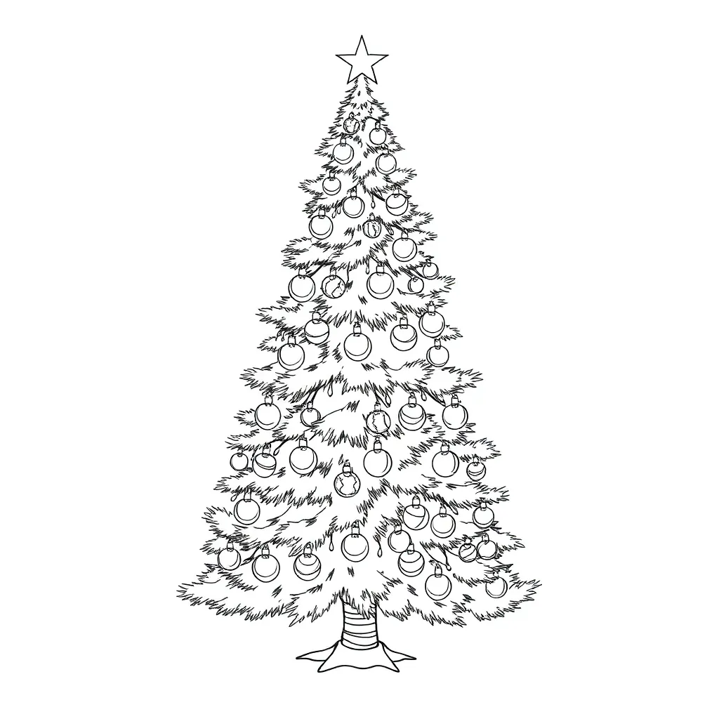 Christmas coloring page