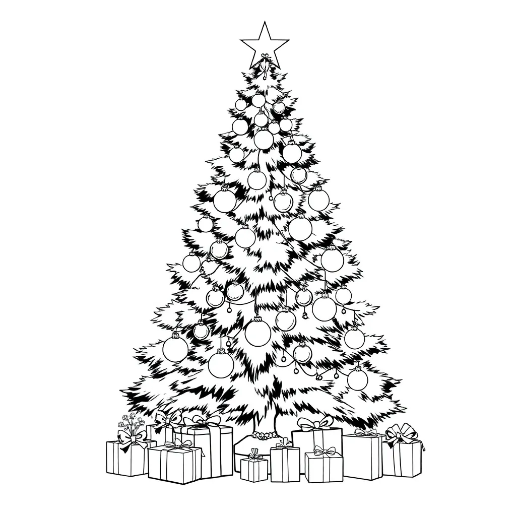 Christmas coloring page