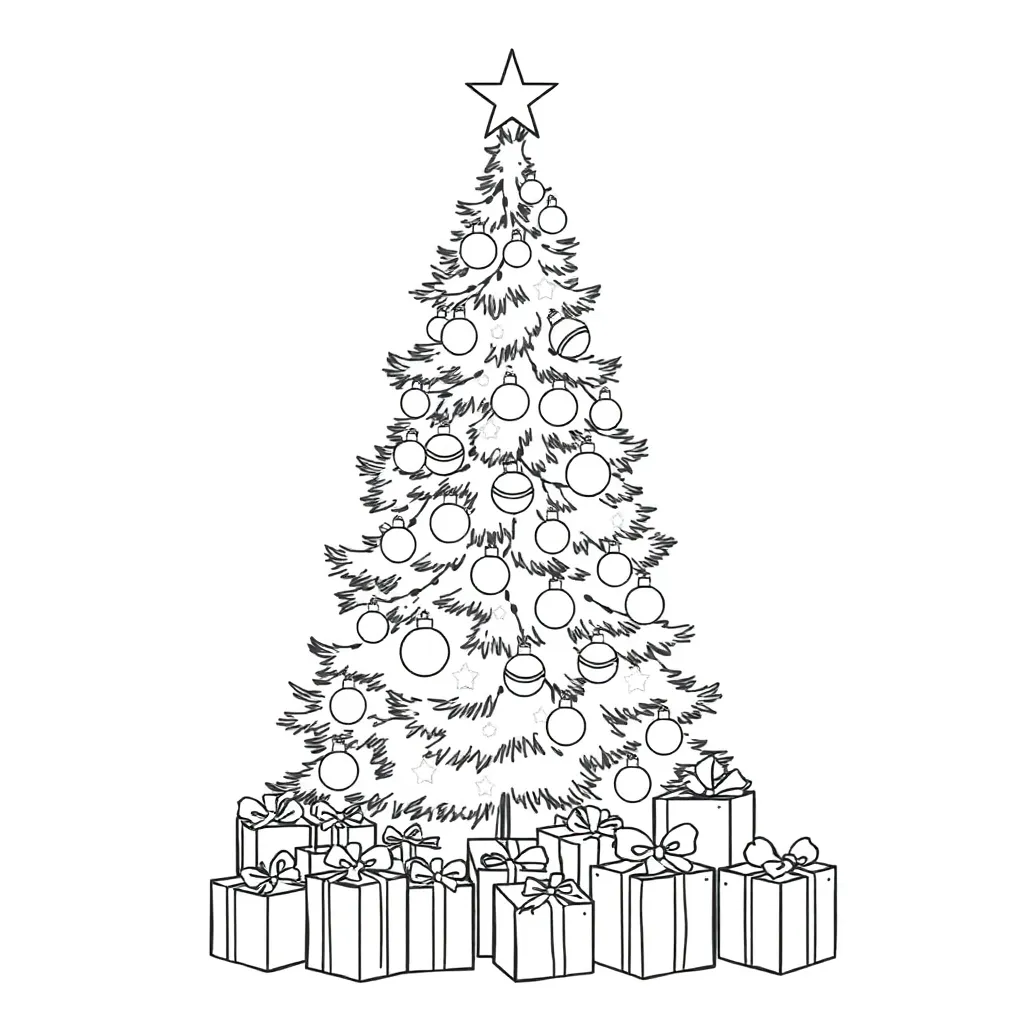 Christmas coloring page