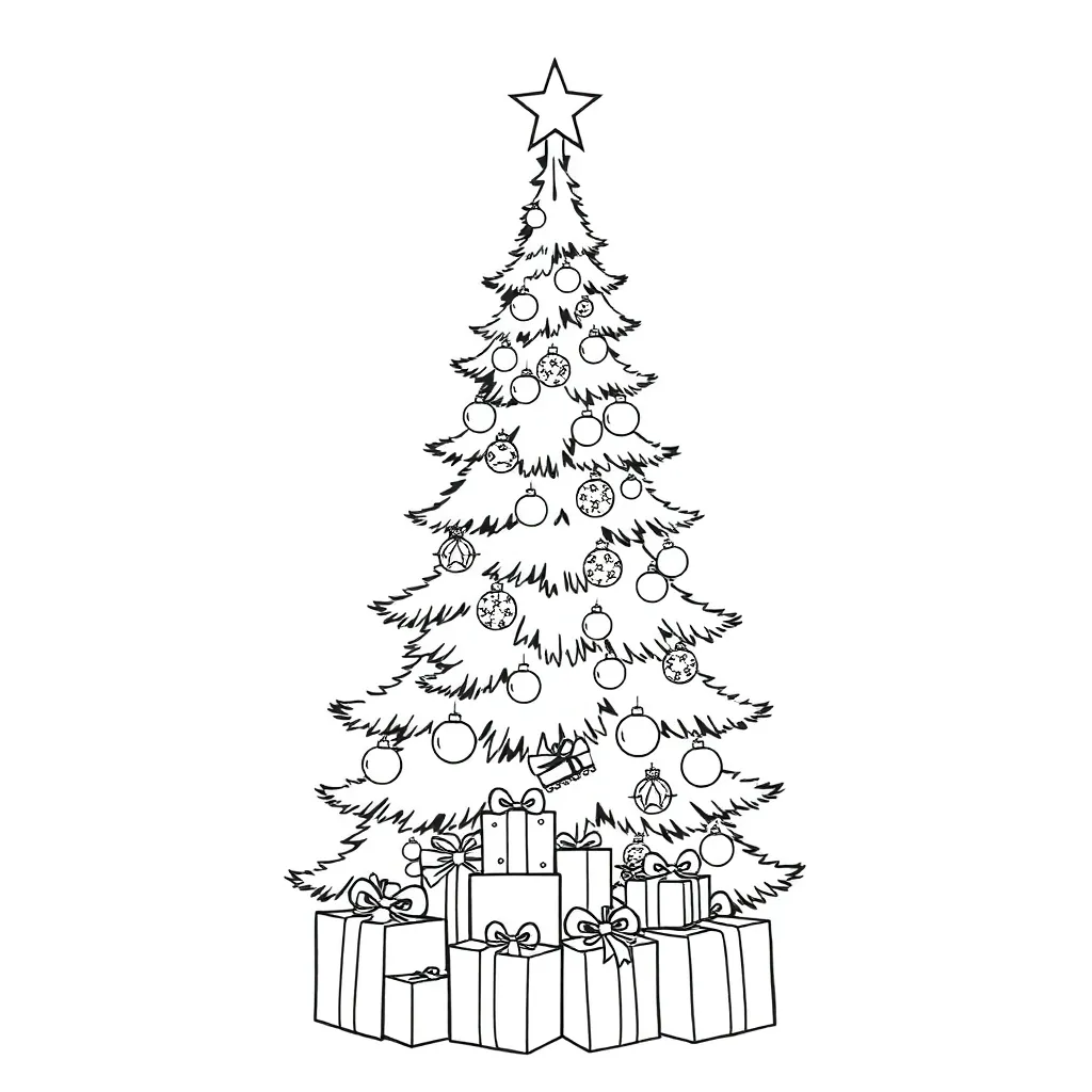 Christmas coloring page
