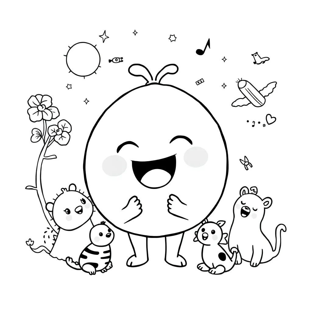 CoComelon coloring page