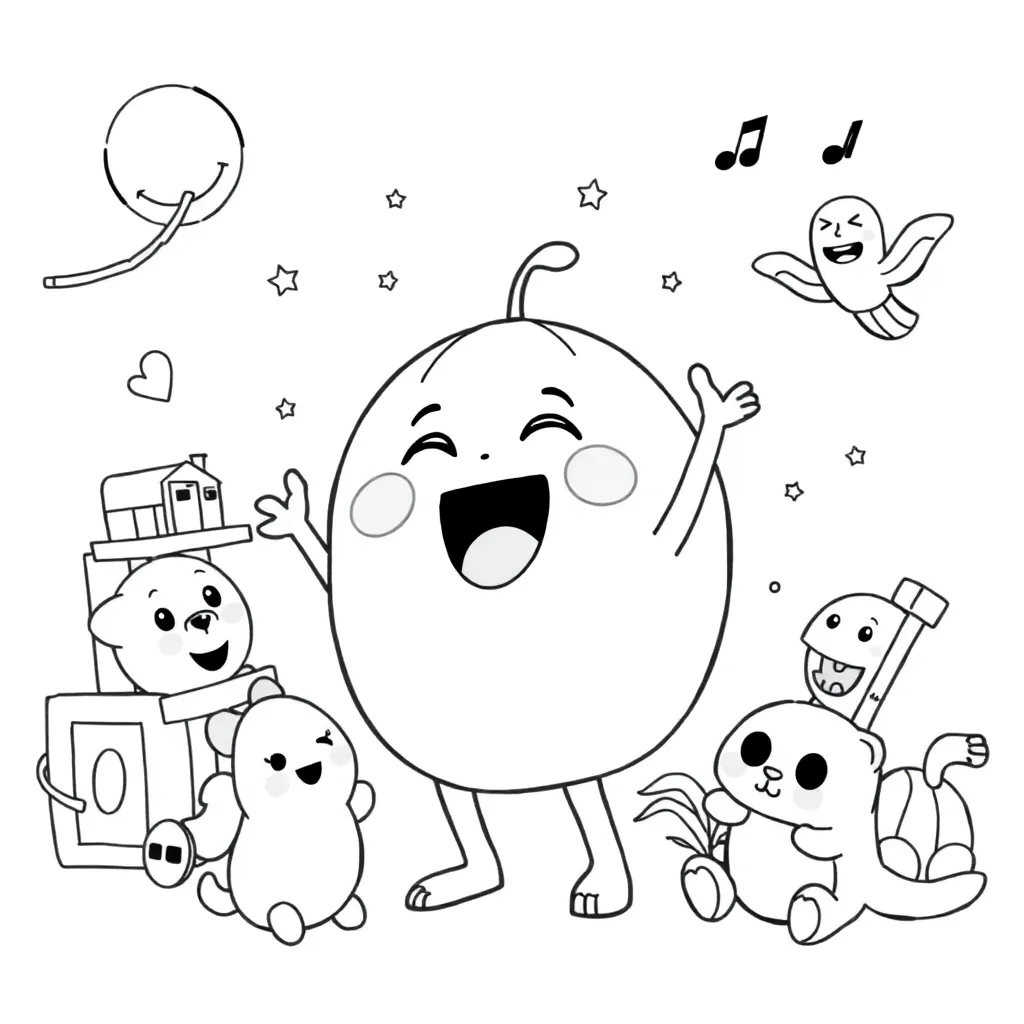 CoComelon coloring page