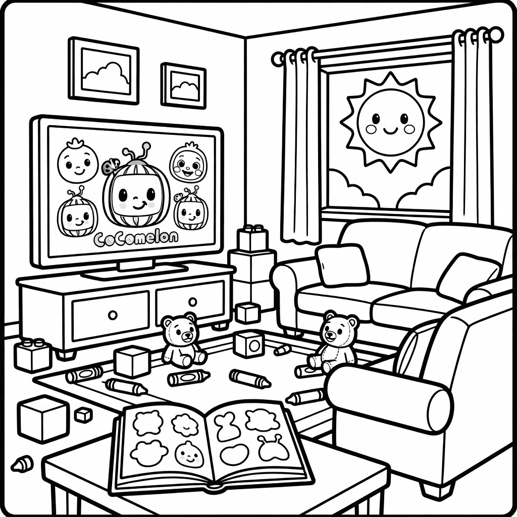 CoComelon coloring page