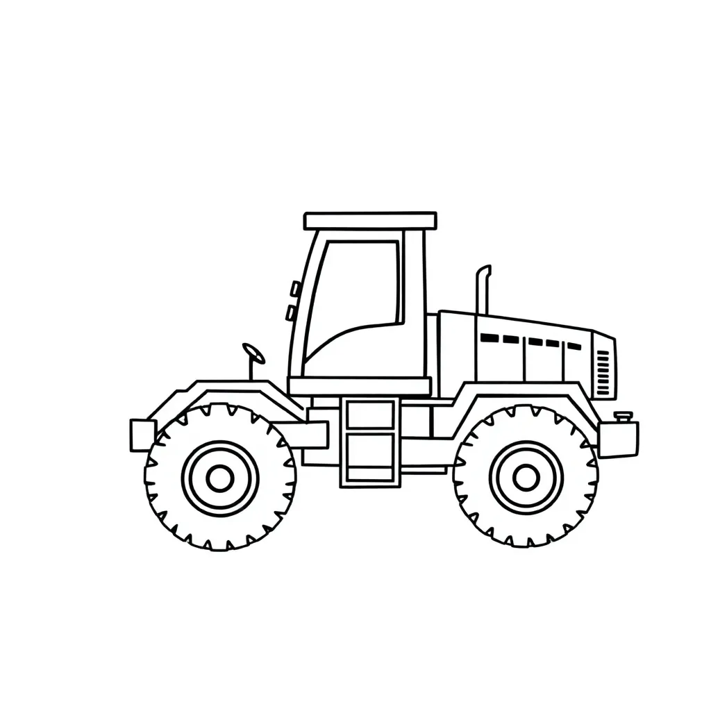 Construction Vehicle coloring page