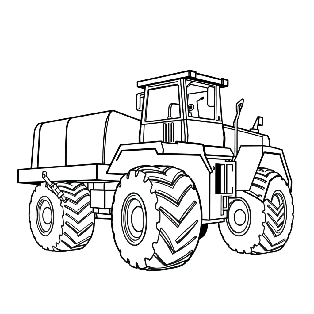 Construction Vehicle coloring page