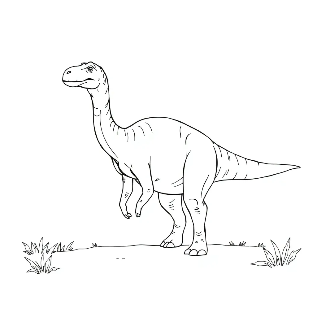 Dinosaur coloring page