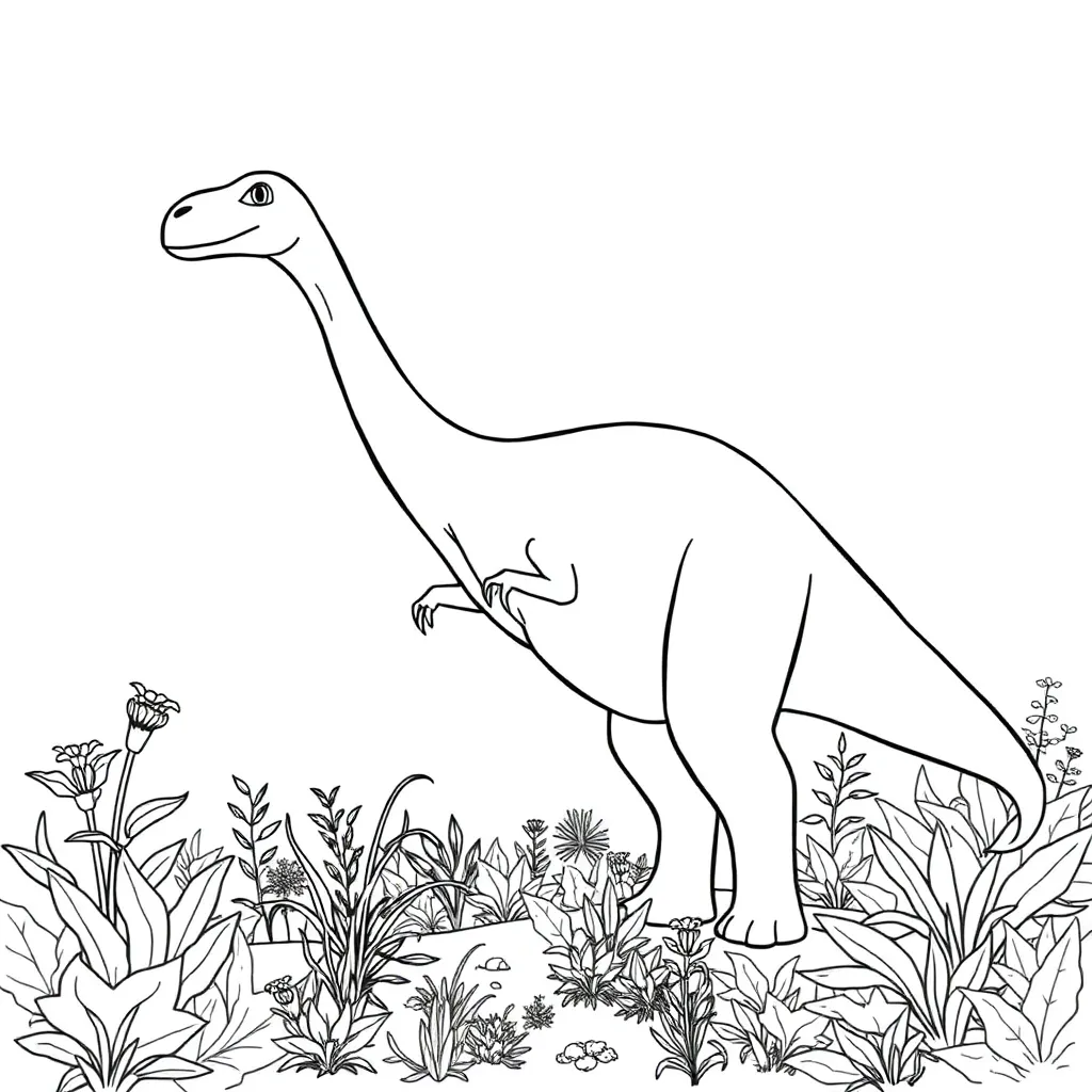 Dinosaur coloring page