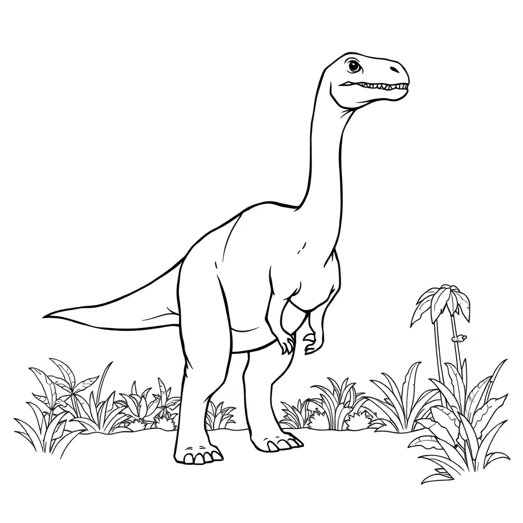 Dinosaur coloring page