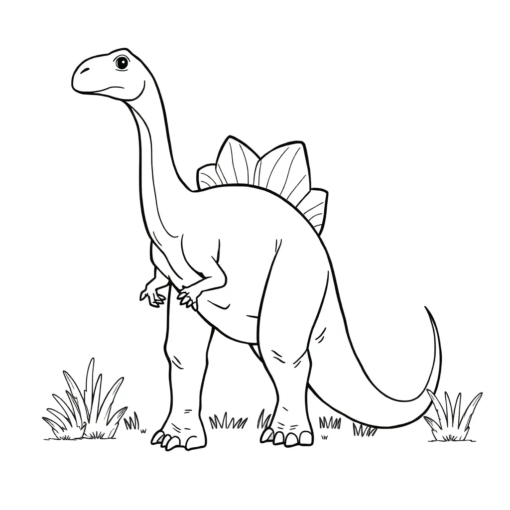 Dinosaur coloring page