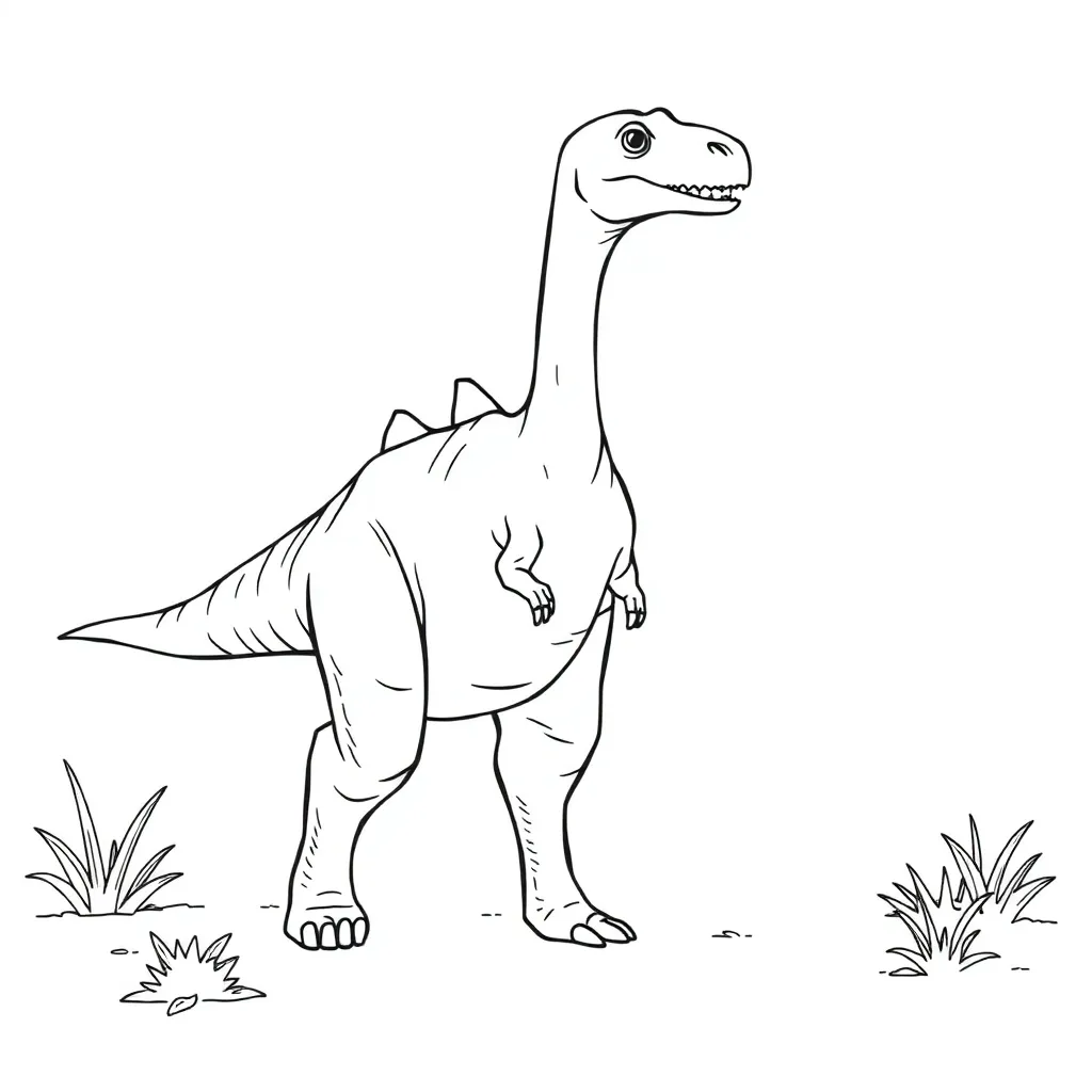 Dinosaur coloring page