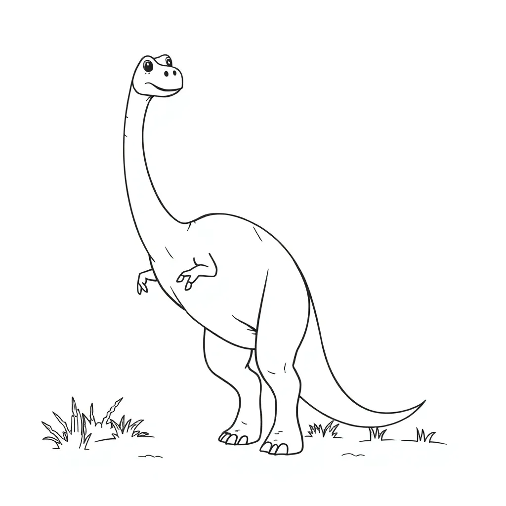 Dinosaur coloring page