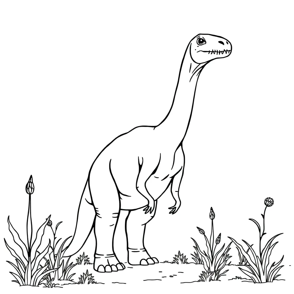 Dinosaur coloring page