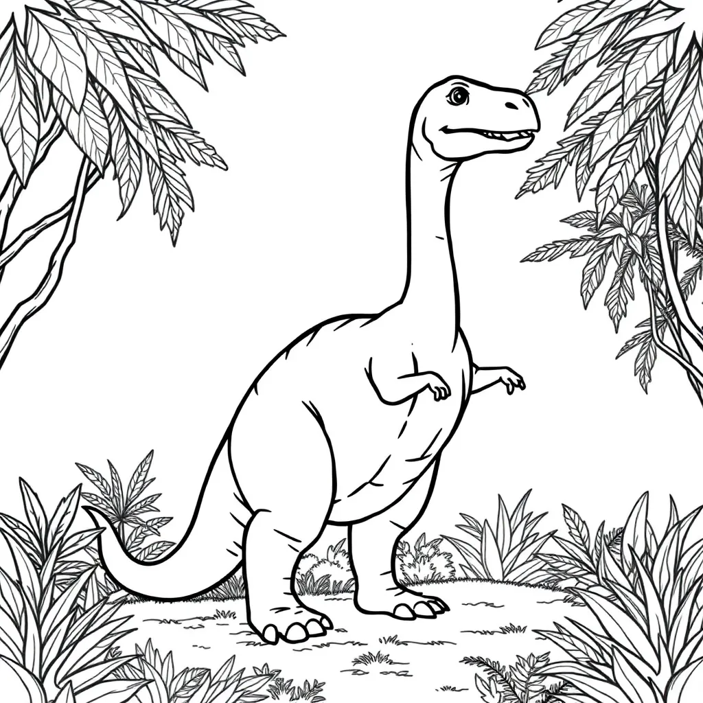 Dinosaur coloring page
