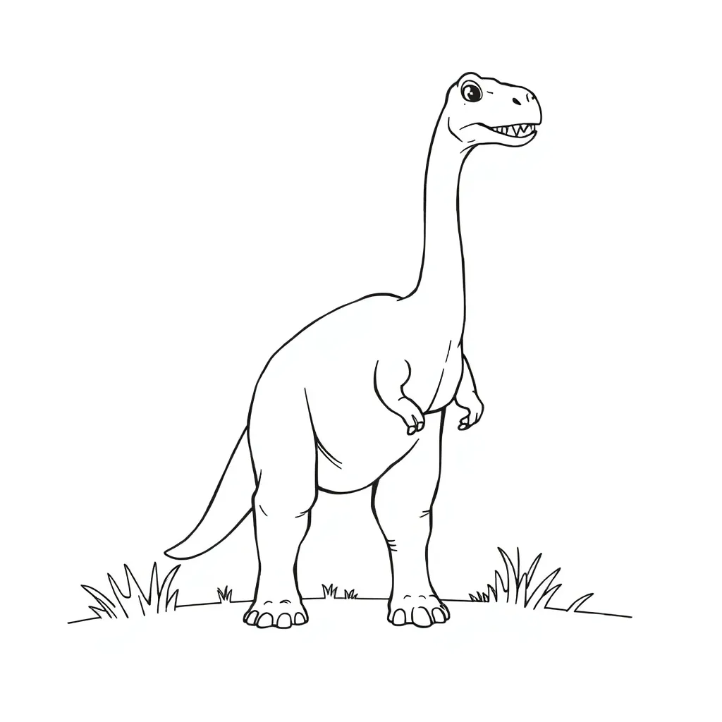 Dinosaur coloring page