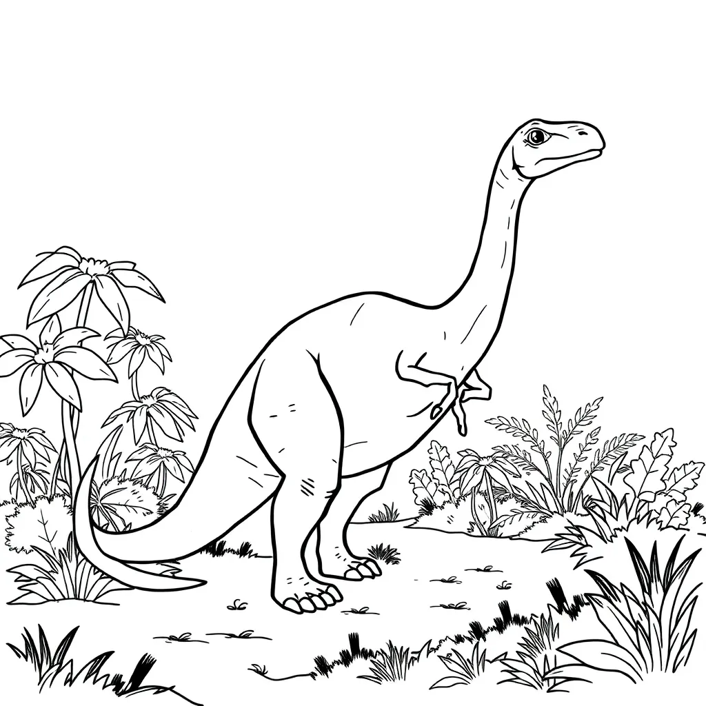 Dinosaur coloring page
