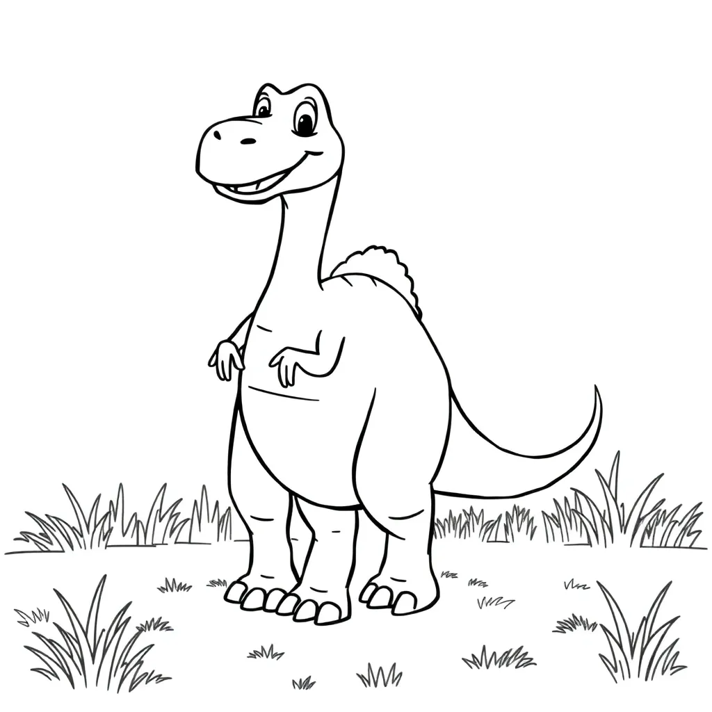 Dinosaur coloring page
