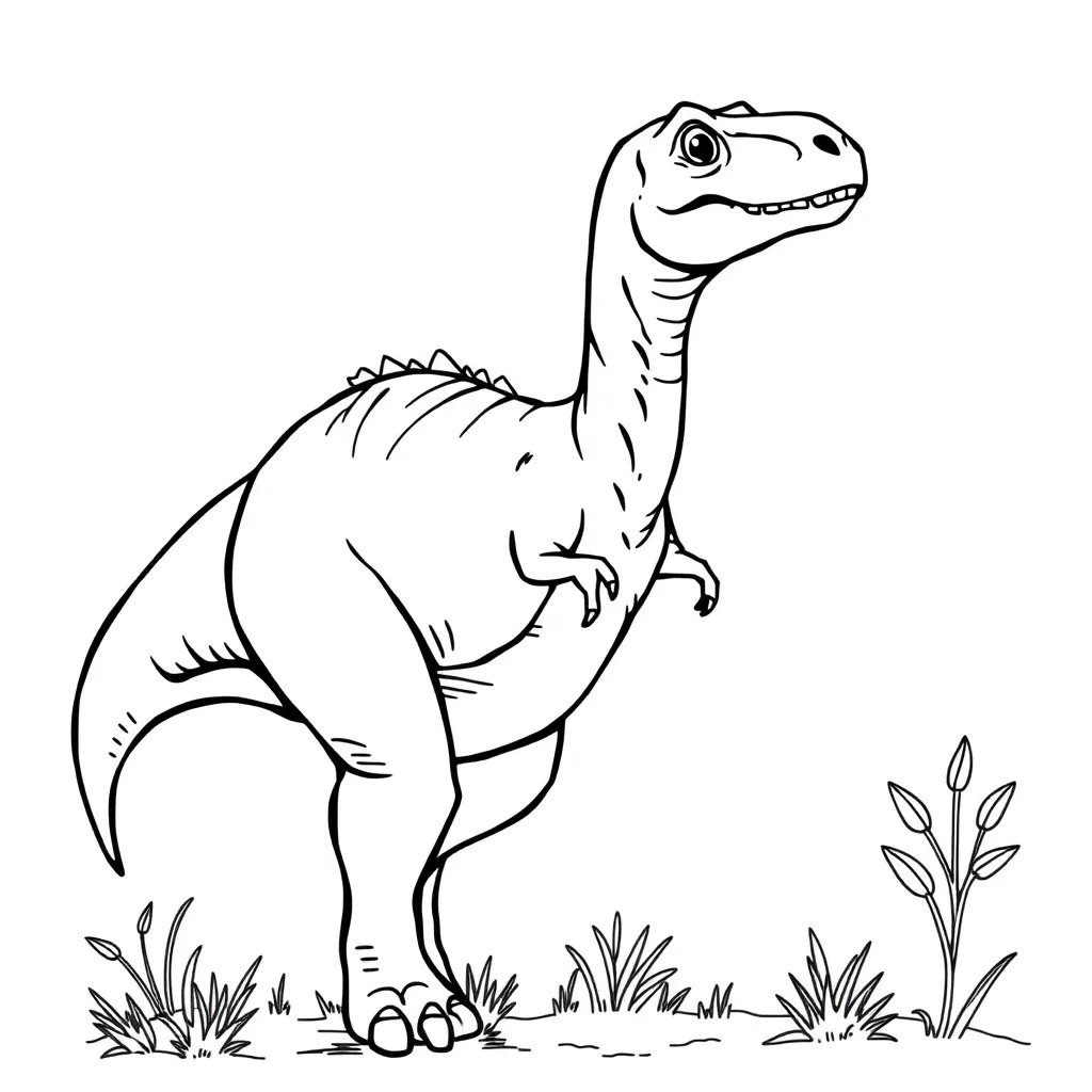 Dinosaur coloring page