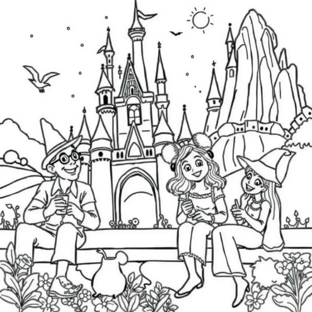 Disney For Adults coloring page